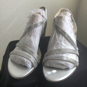 Vanessa 2 Embellished Slingback Evening Sandals